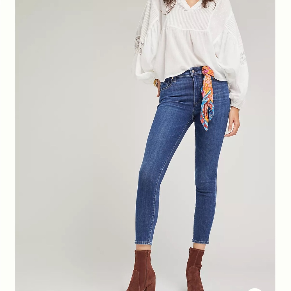 Paige hoxton crop skinny jeans